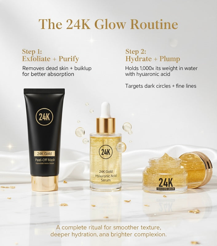 24K Glow Routine