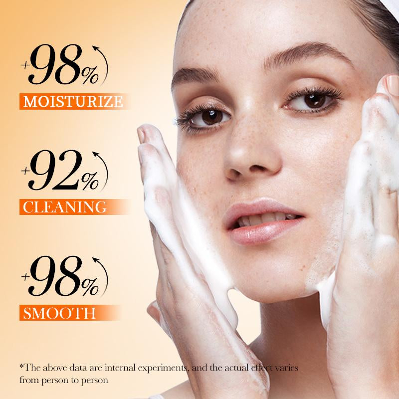 5X Vitamin C Face Cleanser - Brightening Face Wash with Niacinamide, Deep Clean Gentle & Refresh for Radiant, Healthy-Looking Skin,3.52 Oz