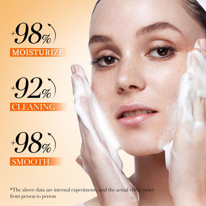 5X Vitamin C Face Cleanser - Brightening Face Wash with Niacinamide, Deep Clean Gentle & Refresh for Radiant, Healthy-Looking Skin,3.52 Oz