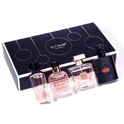 Women Perfume 105Ml Gift Box Four Piece Set Fresh Lasting Fragrance Eau De Parfum Plant Floral Scent Fresh