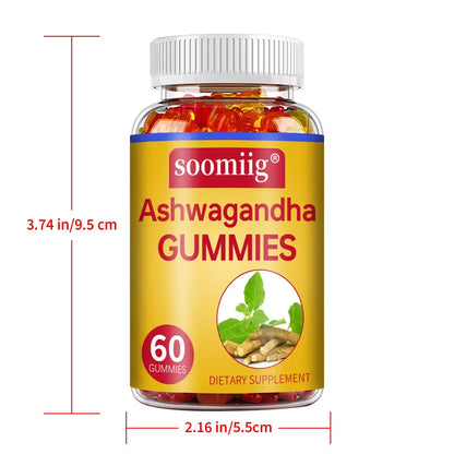 Ashwagandha Gummies - Stress Relief, Energy & Mood Support, Immune Health, Sleep Support