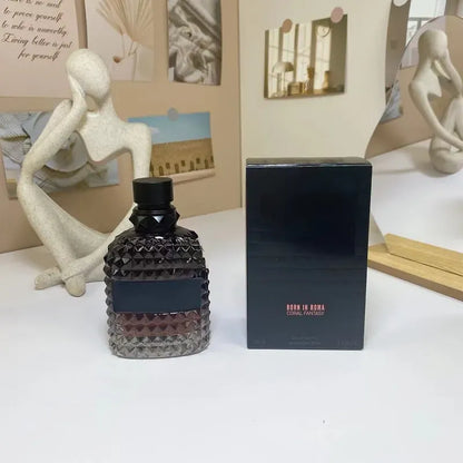 Born in Roma Intense Perfume Men Women Fragrance 100Ml 3.4Oz Green Stravaganza Cologne Eau De Parfum Long Lasting Smell High Quality US Stock