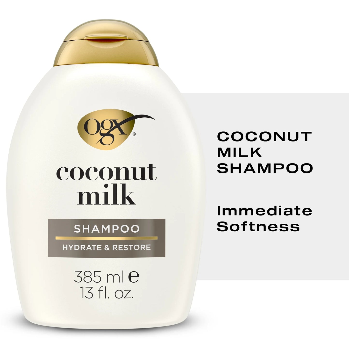 Nourishing + Coconut Milk Moisturizing Hair Shampoo & Conditioner Set, 13 Fl. Oz
