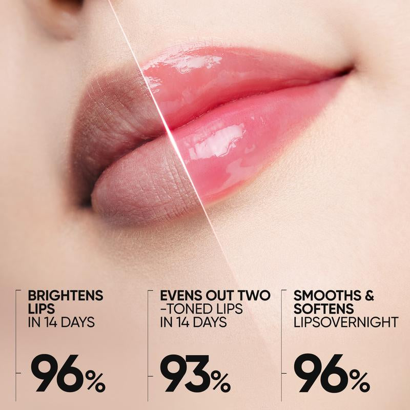 【Opening Promo !】SKINTIFIC Hydrating Brightening Lip Serum with Hyaluronic Acid & Peptide for Radiant Lips Gentle Glossy Korean Beauty Makeup Balm Shea Smooth Moisture with Cooling Metal Roller Applicator