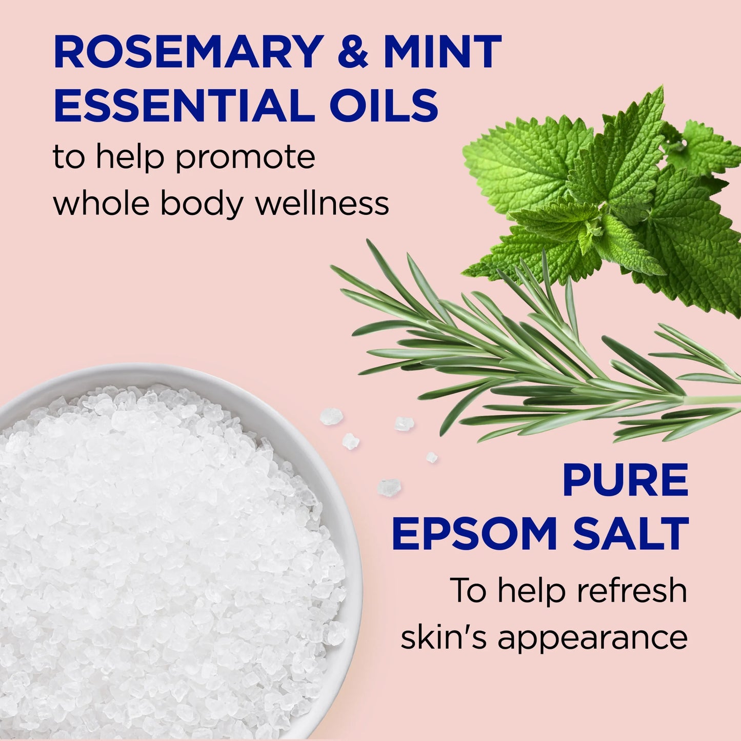 Wellness Therapy Foaming Bath with Pure Epsom Salt & Essential Oils, 34 Fl Oz