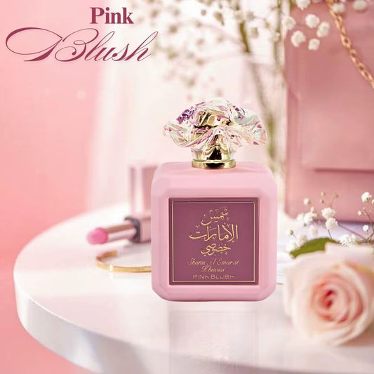 Pink Blush Shams Al Emarat Khususi EDP Spray 3.4 OZ by Ard Al Zaafaran Lasting Fragrance Eau De Parfum Plant Floral Scent Fresh