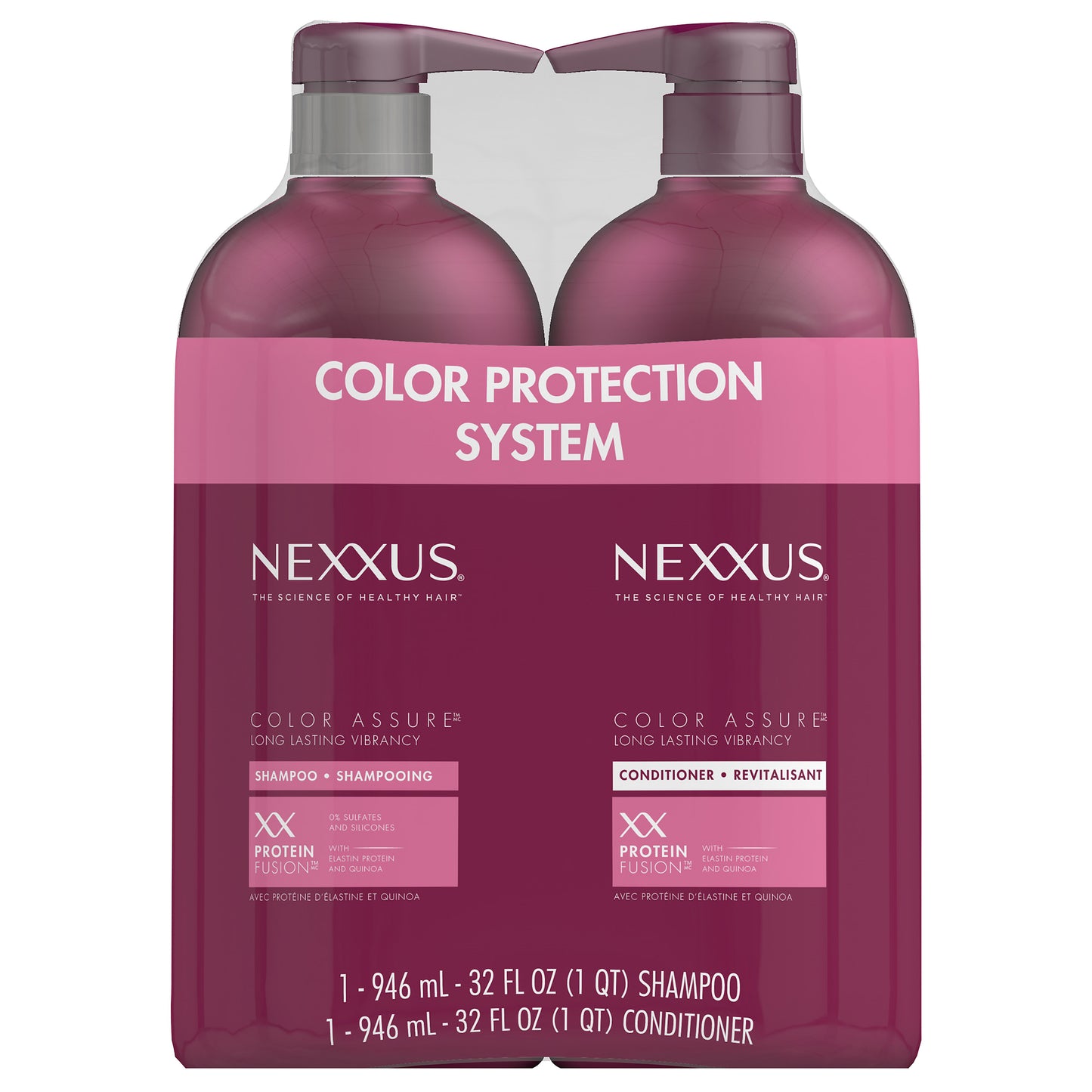 Nexxus Color Assure Shampoo & Conditioner Set, 32 Fl Oz