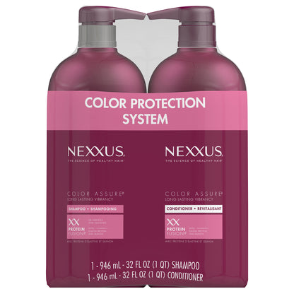 Nexxus Color Assure Shampoo & Conditioner Set, 32 Fl Oz