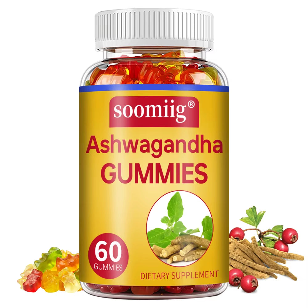 Ashwagandha Gummies - Stress Relief, Energy & Mood Support, Immune Health, Sleep Support