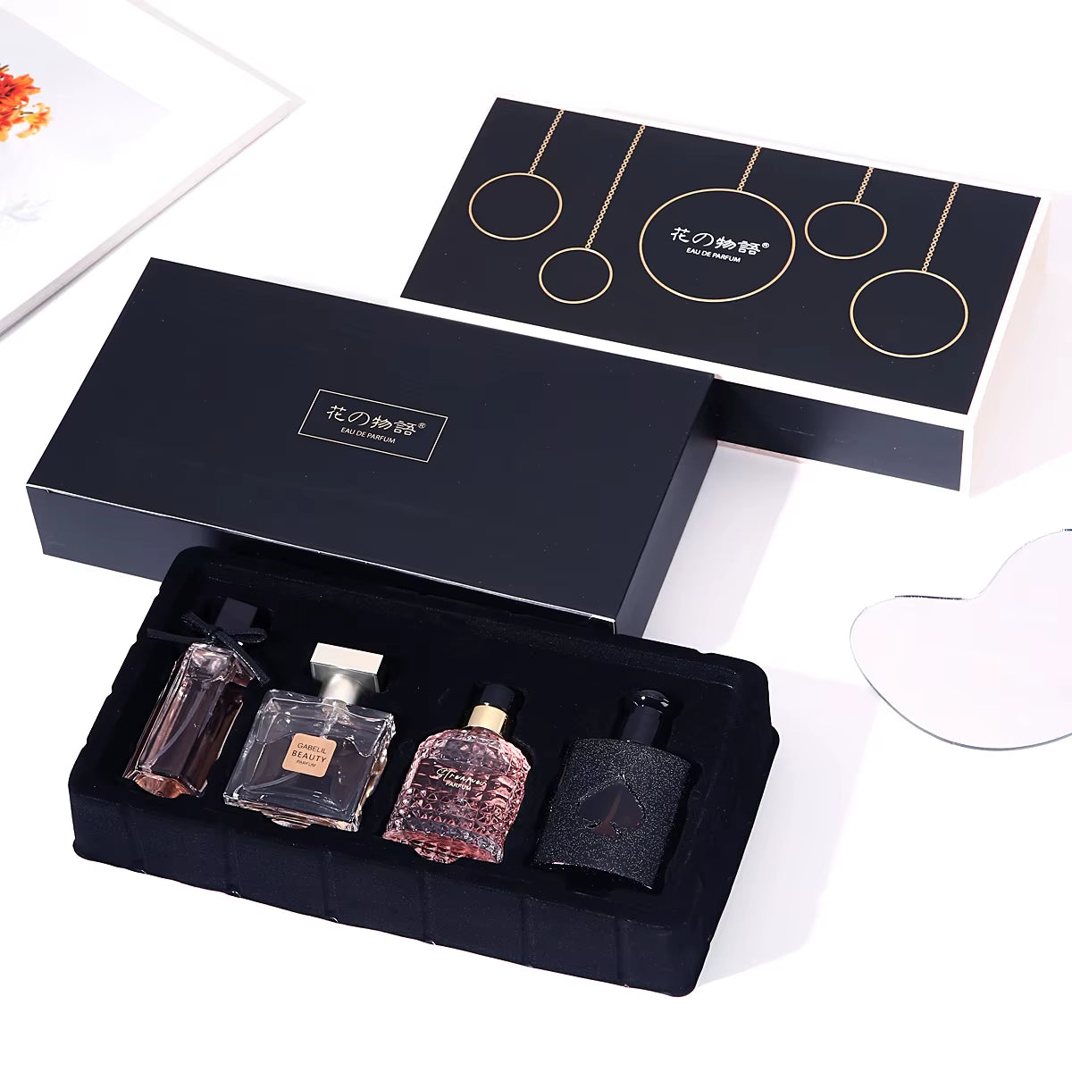 Women Perfume 105Ml Gift Box Four Piece Set Fresh Lasting Fragrance Eau De Parfum Plant Floral Scent Fresh