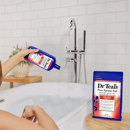 Wellness Therapy Foaming Bath with Pure Epsom Salt & Essential Oils, 34 Fl Oz