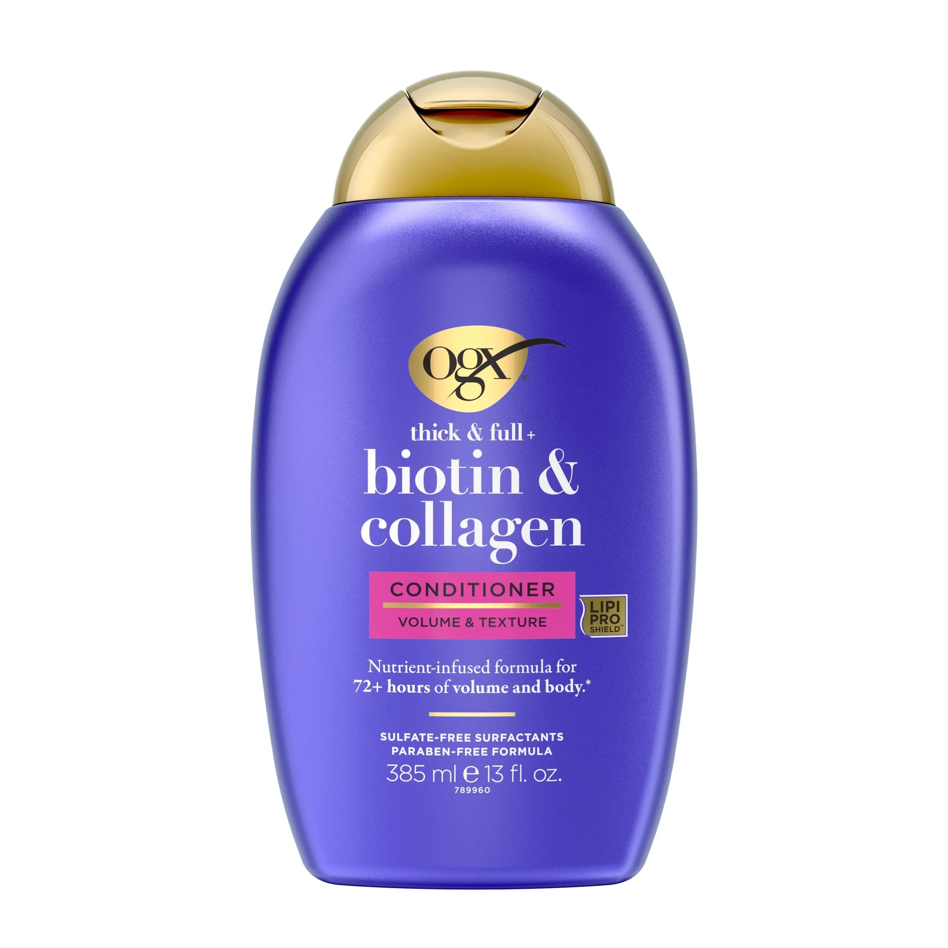 OGX Thick & Full + Biotin & Collagen Volumizing Hair Shampoo and Conditioner Duo, 13 Fl Oz