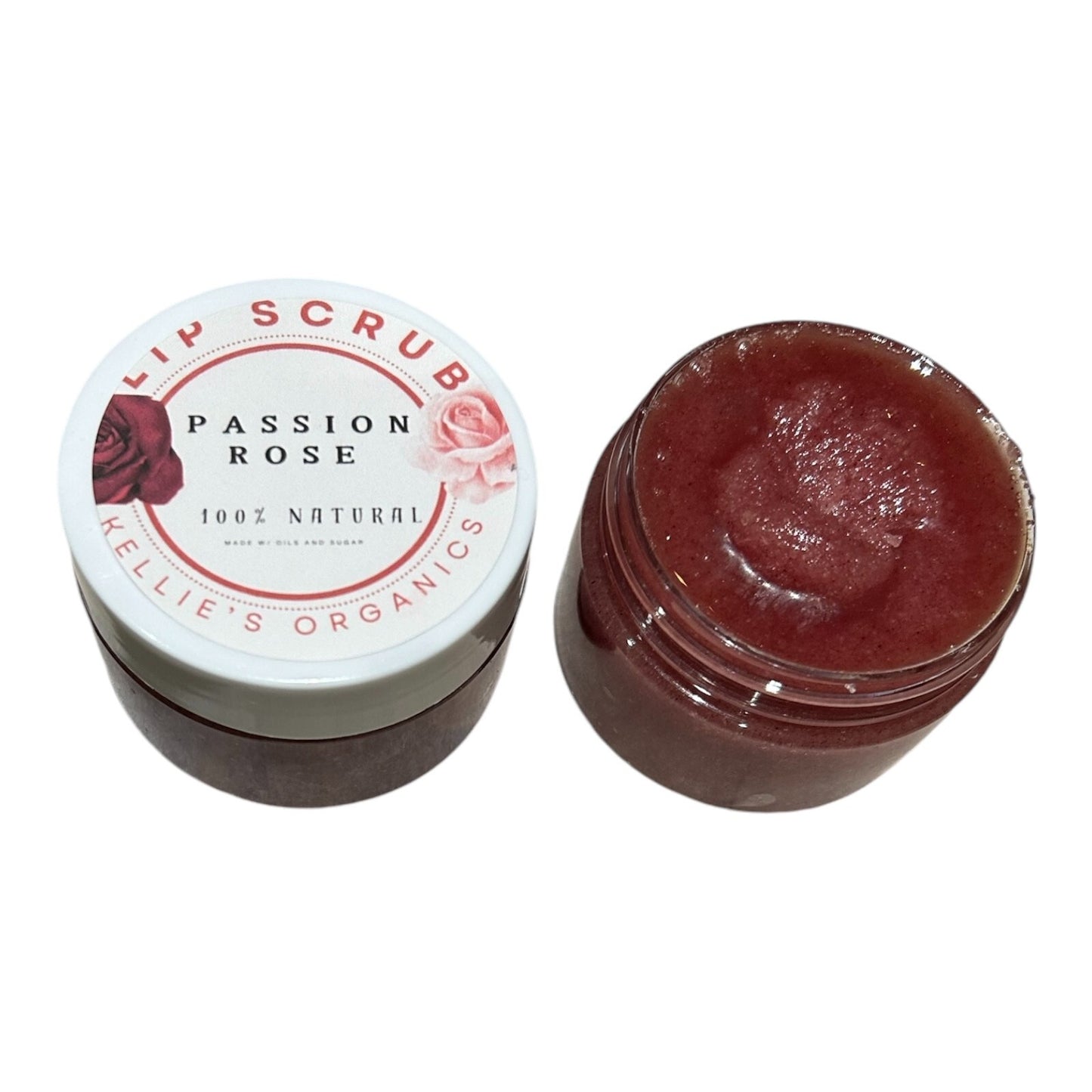 Rose Organic Lip Scrub for SOFT Lips