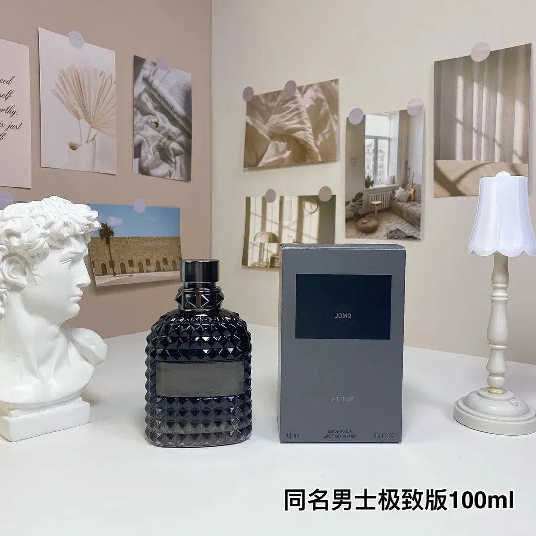 Born in Roma Intense Perfume Men Women Fragrance 100Ml 3.4Oz Green Stravaganza Cologne Eau De Parfum Long Lasting Smell High Quality US Stock