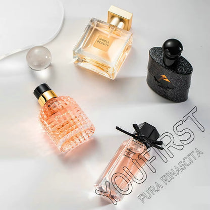 Brand Women Perfume Gift Box 4PCS Set 105Ml Floral Scent Spray Pheromone Perfumes Feminino Lasting Fragrance Parfum Pour Femme