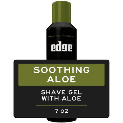 Soothing Aloe Shave Gel for Men with Extra Aloe, 7 Oz