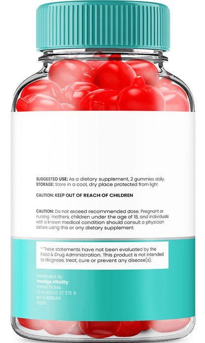 Gummies -  Apple Cider Vinegar Gummy Supplement for Energy -  Keto Gummies Dietary Supplement (60 Gummies)