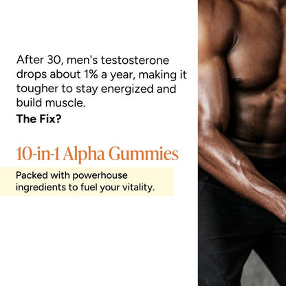 Root Labs Alpha Shilajit Gummies 4000 Mg | Energy, Stamina & Focus | Zero Sugar | KSM-66 Ashwagandha, Tongkat Ali, Maca Root | 60 Pack