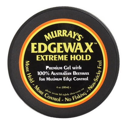 Murrays Edge Wax for Maximum Edge Control Hair Gel, Extreme Hold, 4 Oz, 2 Pack