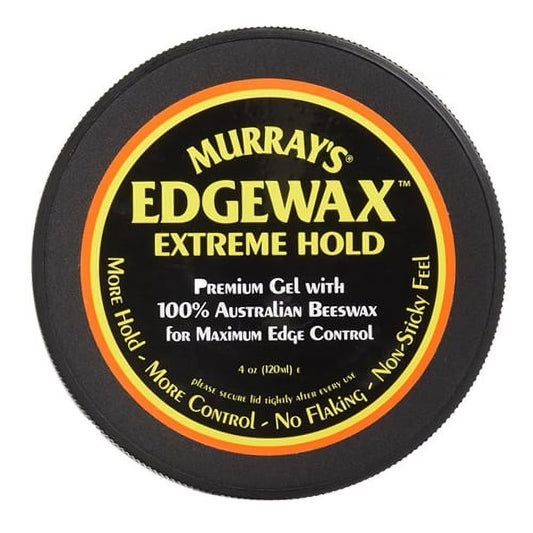Murrays Edge Wax for Maximum Edge Control Hair Gel, Extreme Hold, 4 Oz, 2 Pack