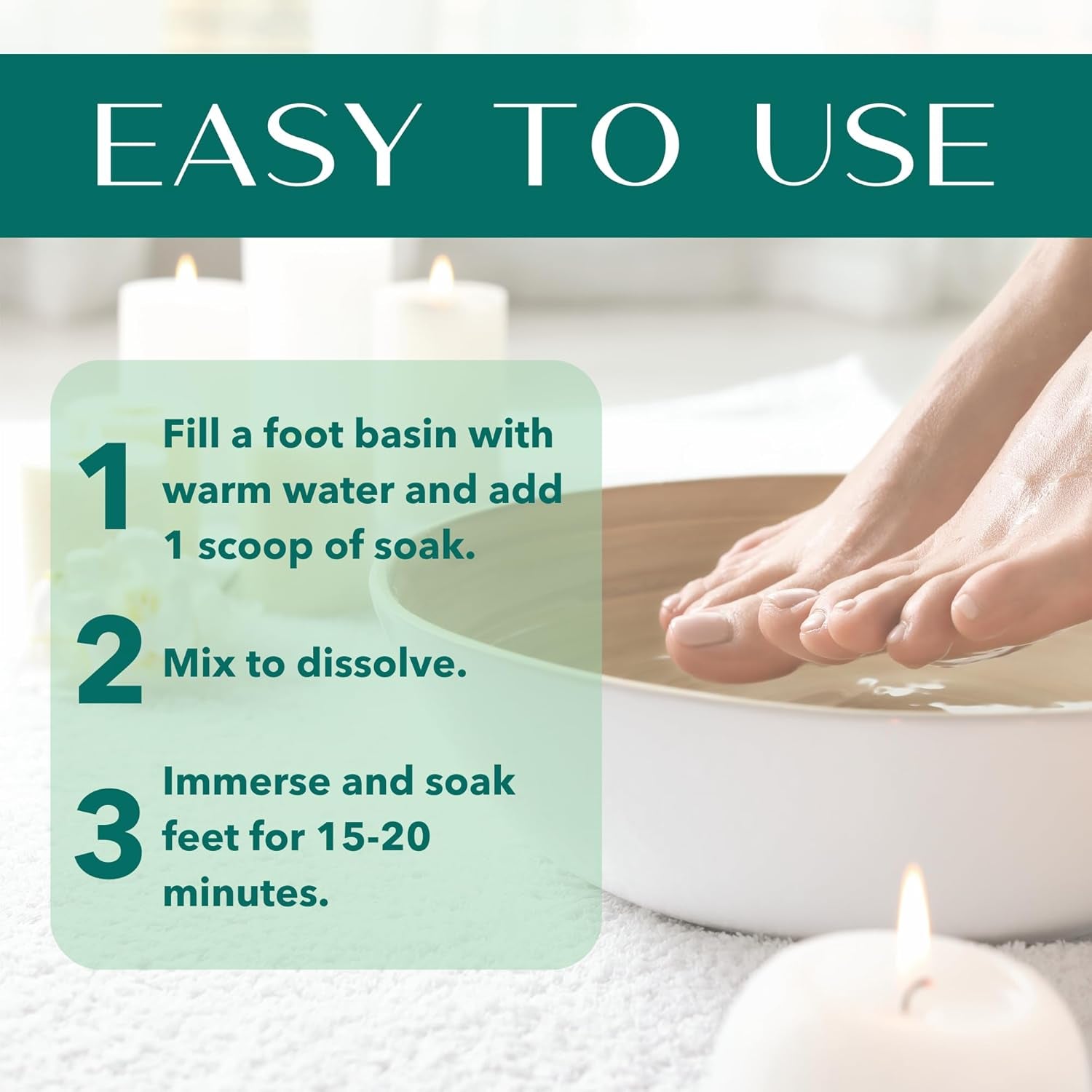 Apple Cider Vinegar Foot Soak, Foot Detox Soak, Pedicure Soak, Foot Soak Callus Remover, Foot Treatment, Epsom Salt Foot Soak with Hawaiian Sea Salts (10 Oz) (Mint & Eucalyptus)