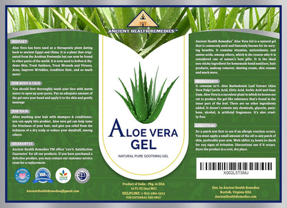 Organic Unrefined Cold Pressed PURE ALOE GEL, Bulk Wholesale Beauty, Skin Care, Moisturizing DIY GEL for DYI Skin Products (INDIA) (32 Oz)