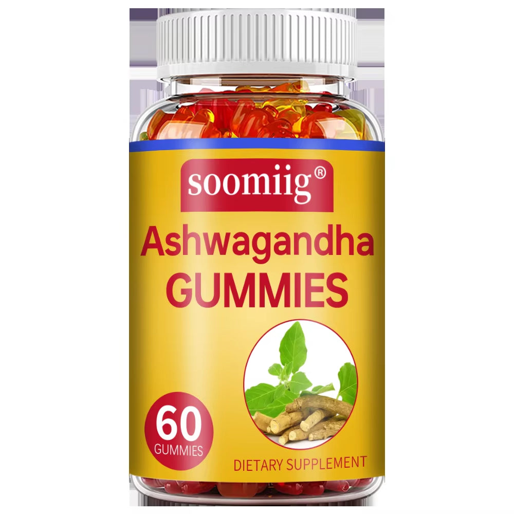 Ashwagandha Gummies - Stress Relief, Energy & Mood Support, Immune Health, Sleep Support