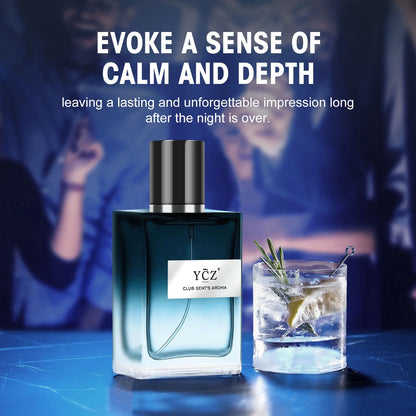 CLUB GENT'S AROMA Perfume Men, Long Lasting Cologne for Men with Aromatic Woody Notes of Mint, and Lemon, Ideal Occasions Daily Elegance,Nightclub Essential Fragrance, 1.7Oz(50Ml)