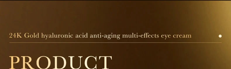 Revitalize Your Eyes with 24K Gold Infused Hyaluronic Eye Cream