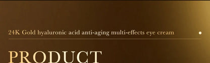 Revitalize Your Eyes with 24K Gold Infused Hyaluronic Eye Cream