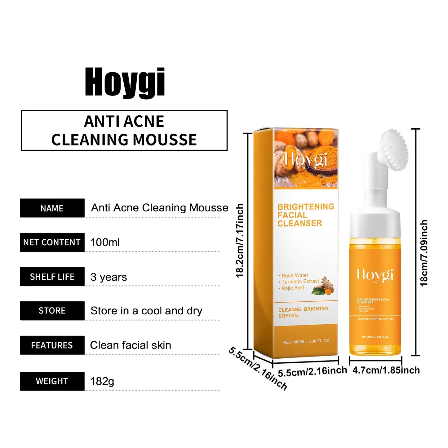 Turmeric Brightening Foam Cleanser