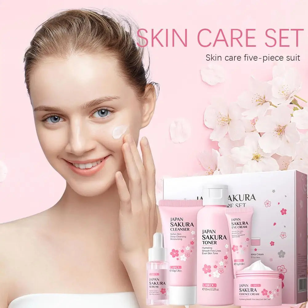 Illuminate Your Skin with the Sakura Brightening Skin Care Set