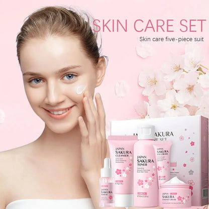 Illuminate Your Skin with the Sakura Brightening Skin Care Set