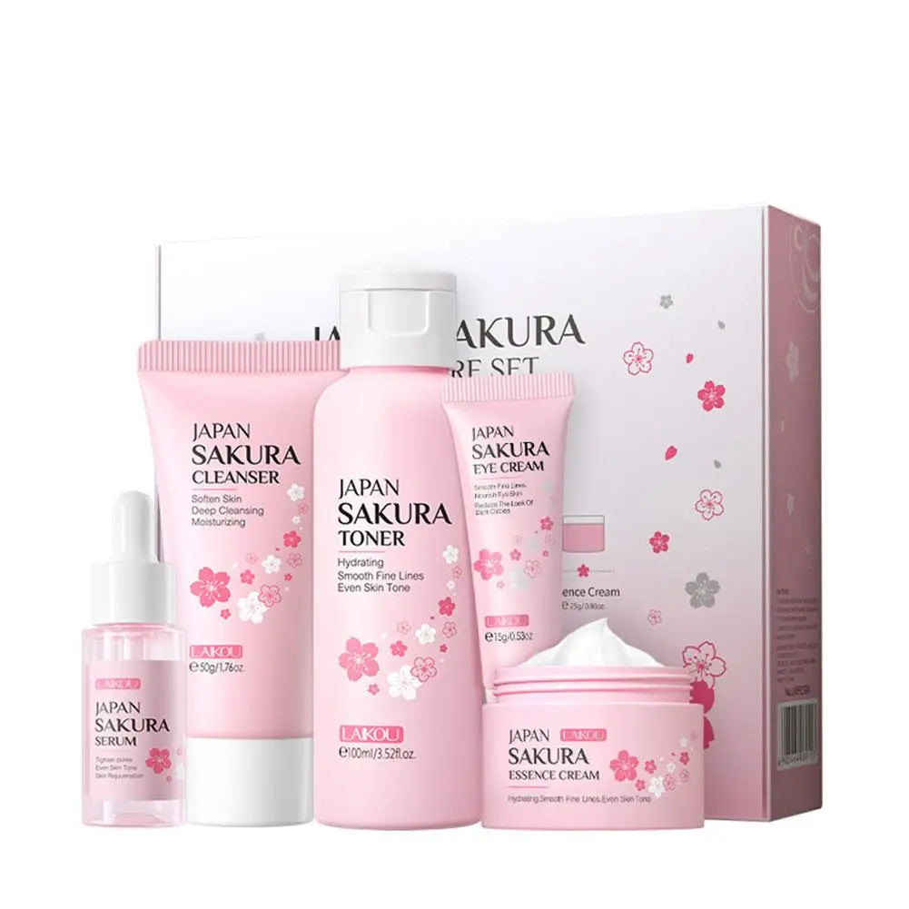 Illuminate Your Skin with the Sakura Brightening Skin Care Set