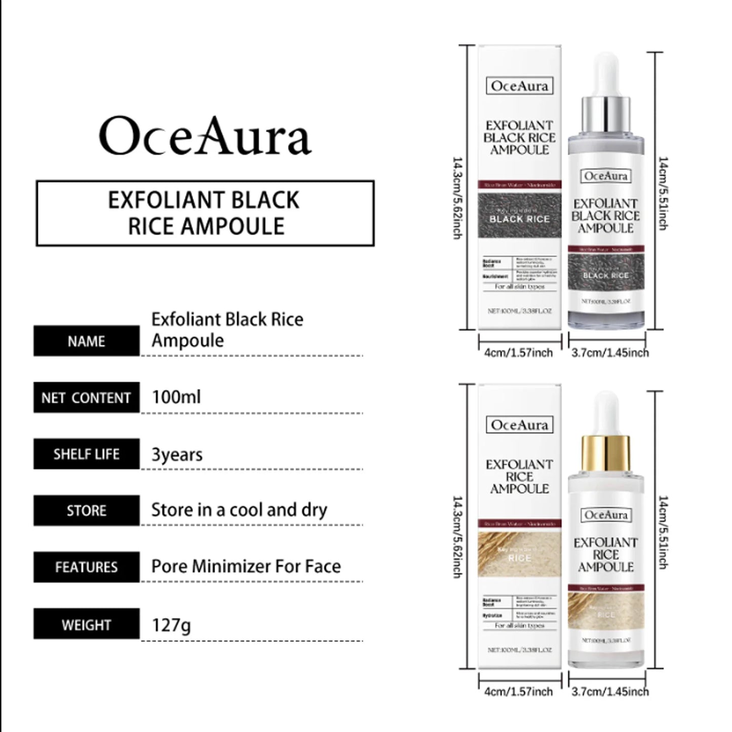 Black Rice Exfoliating Facial Serum