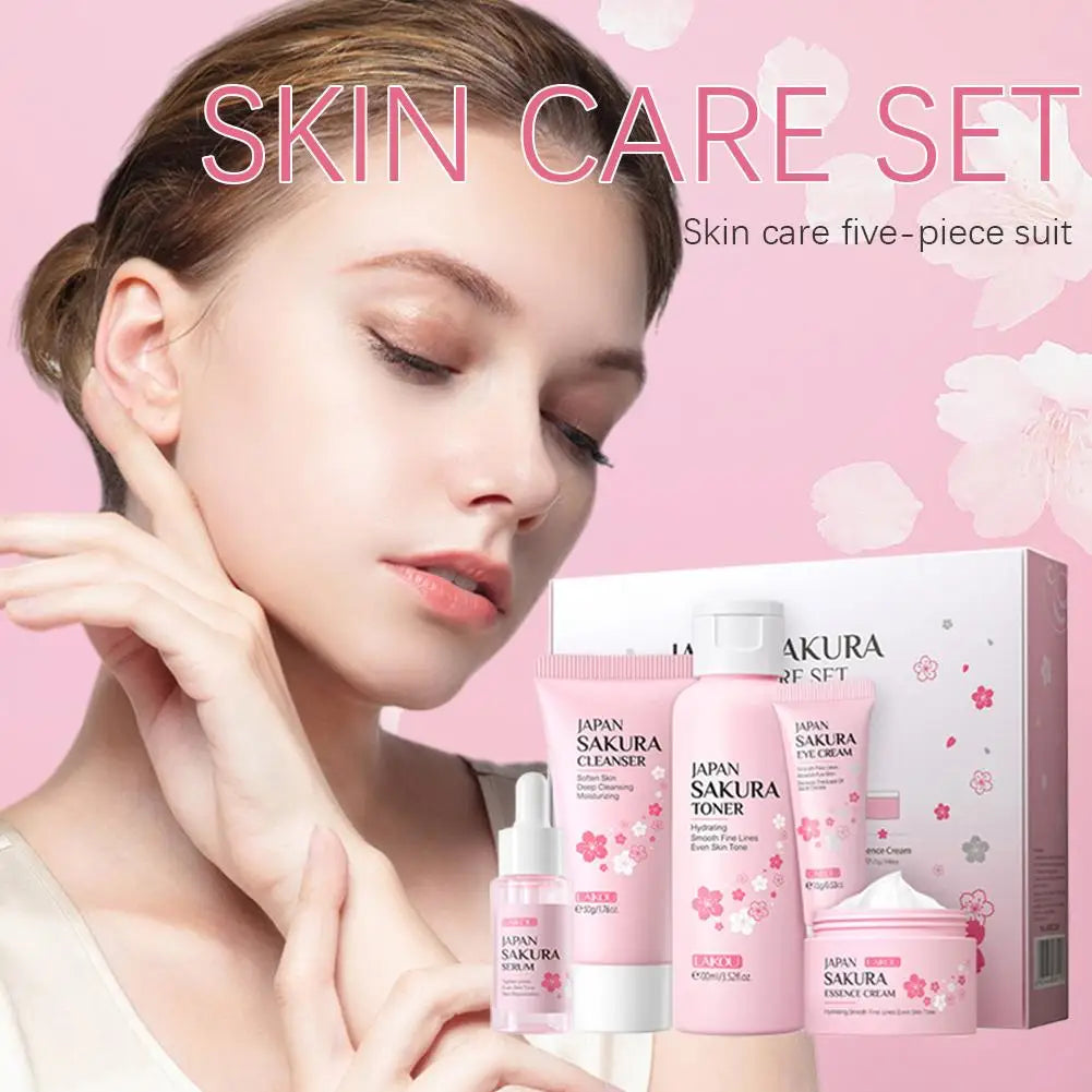 Illuminate Your Skin with the Sakura Brightening Skin Care Set