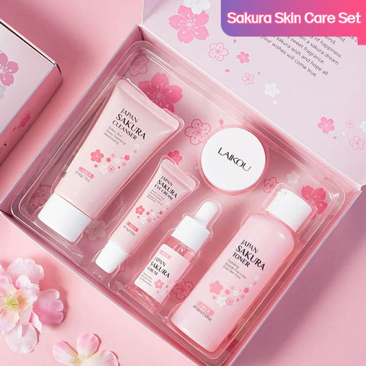 Illuminate Your Skin with the Sakura Brightening Skin Care Set