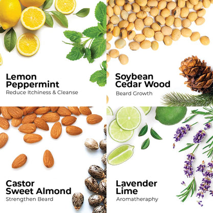 Well'S MEGA GROWTH Beard Oil (Original Scent) | 1 Fl.Oz. | 100% Natural | Chemical-Free | for Man Styling | Conditioning, Moisturizing & Softens