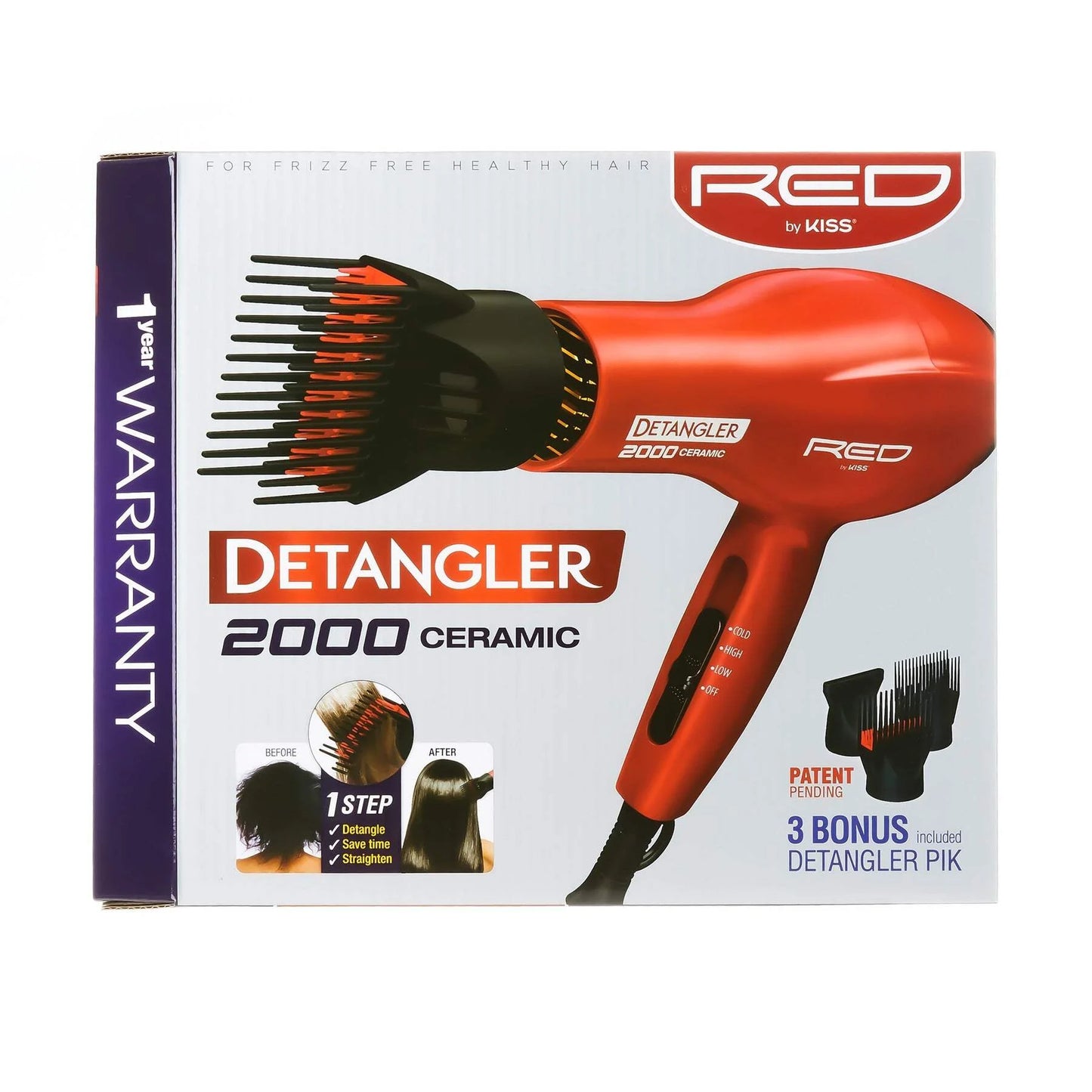 Detangler Ceramic Double Layer Pik Blow Dryer