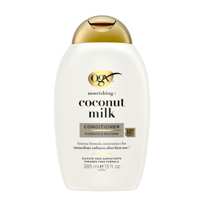 Nourishing + Coconut Milk Moisturizing Hair Shampoo & Conditioner Set, 13 Fl. Oz