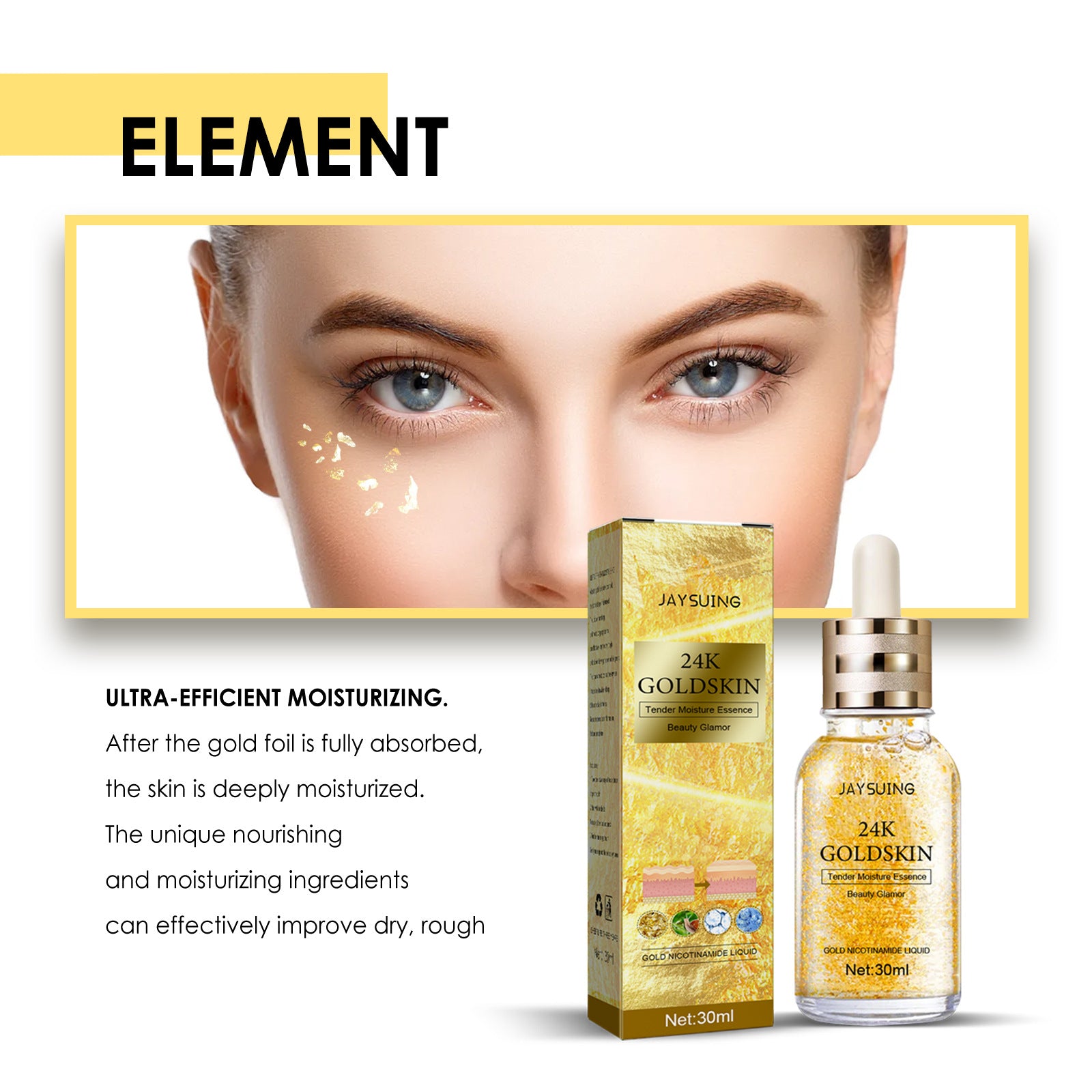 Revitalize Your Skin with 24K Gold Collagen Protein Lifting Essence
