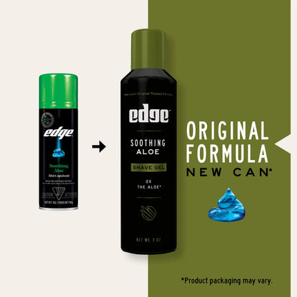 Soothing Aloe Shave Gel for Men with Extra Aloe, 7 Oz
