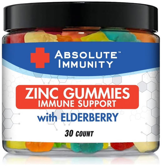 Immunity, Zinc Gummies with Elderberry, 30 Count