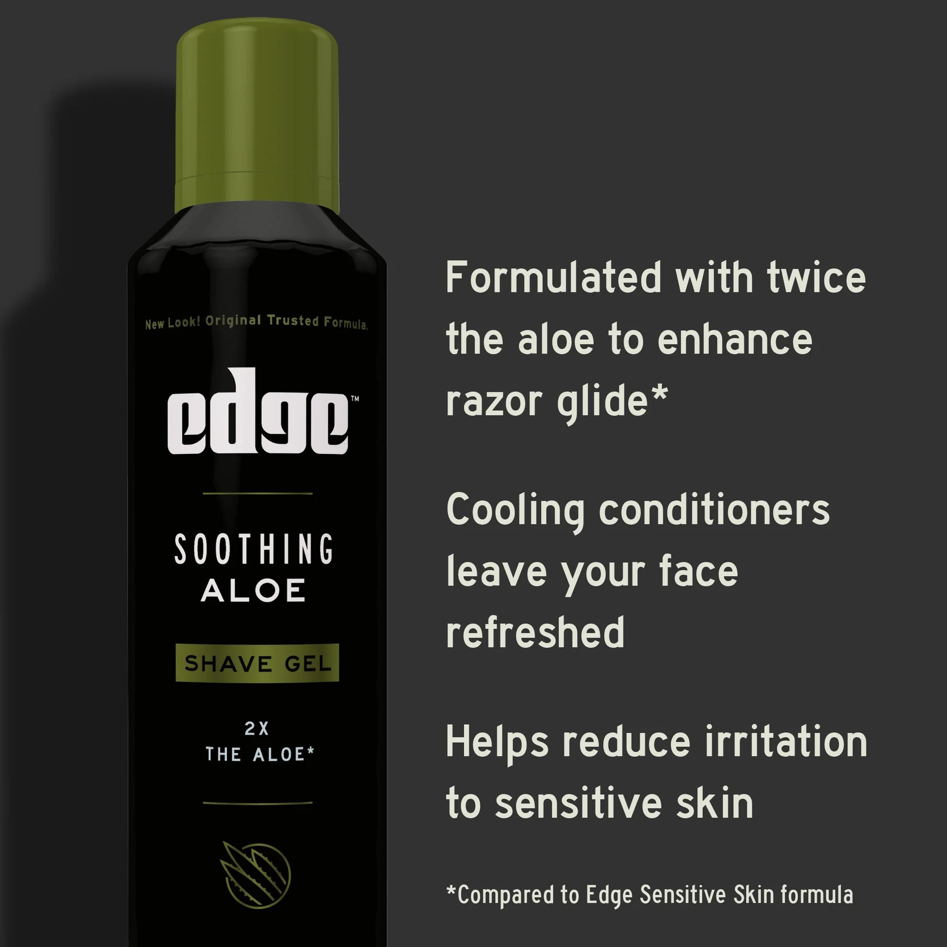 Soothing Aloe Shave Gel for Men with Extra Aloe, 7 Oz