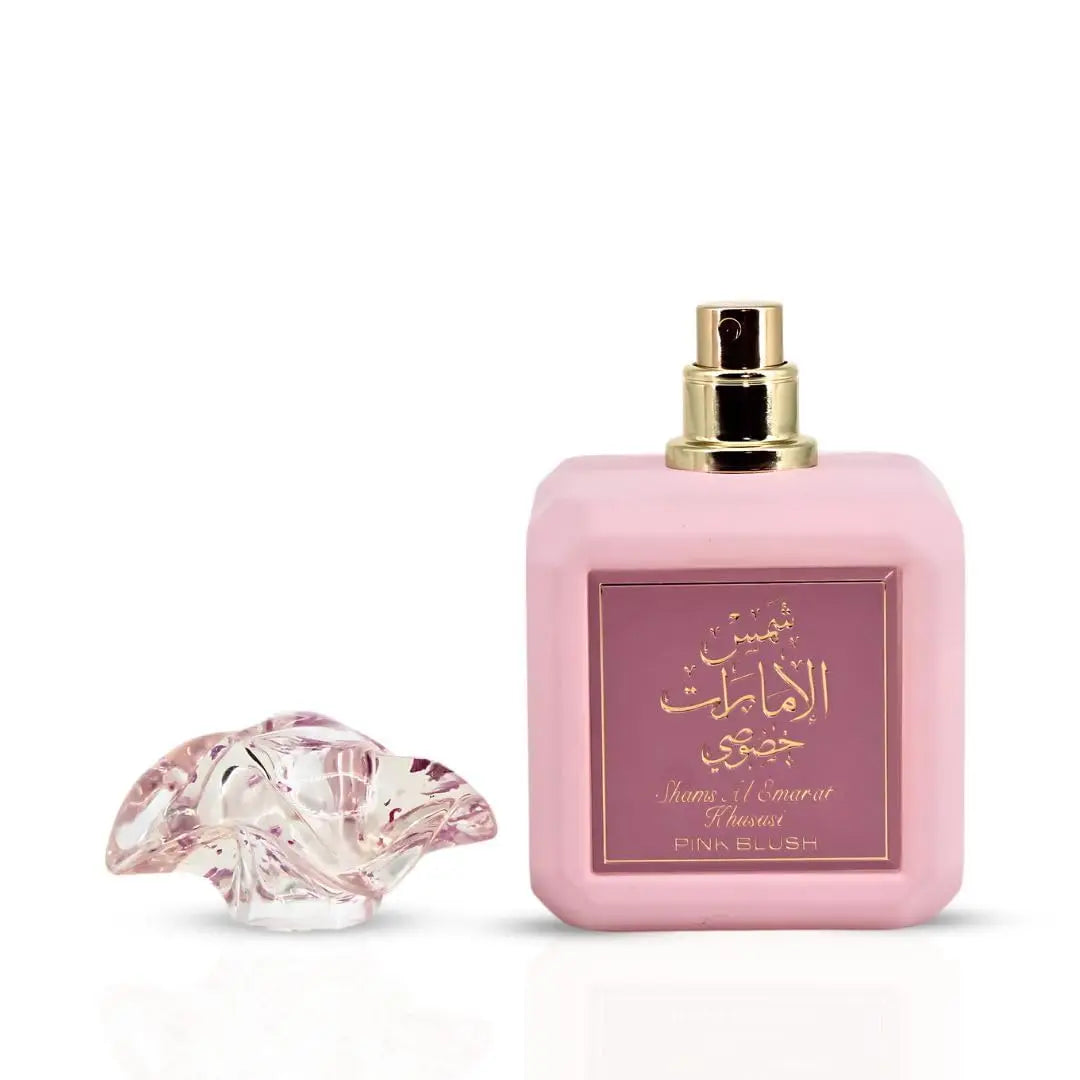 Pink Blush Shams Al Emarat Khususi EDP Spray 3.4 OZ by Ard Al Zaafaran Lasting Fragrance Eau De Parfum Plant Floral Scent Fresh