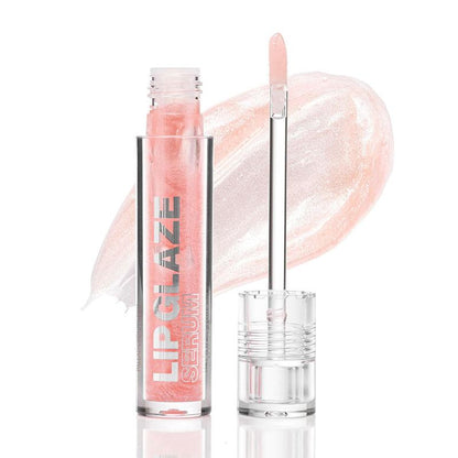 Palladio Lip Glaze Serum, Hydrating Lip Gloss with Peptides & Hyaluronic Acid for Plump, Smooth, and Nourished Lips – Vegan, High-Shine, Non-Sticky Finish