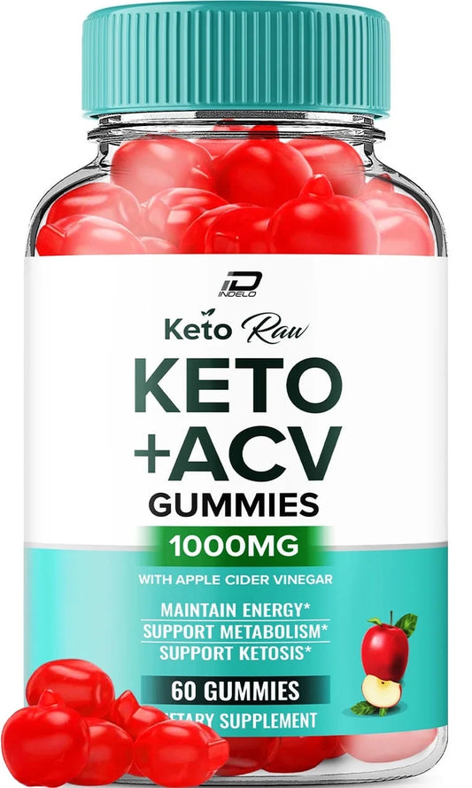 Gummies -  Apple Cider Vinegar Gummy Supplement for Energy -  Keto Gummies Dietary Supplement (60 Gummies)